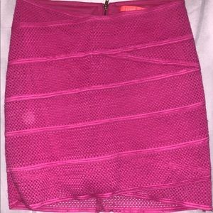 Tight Pink bandage skirt